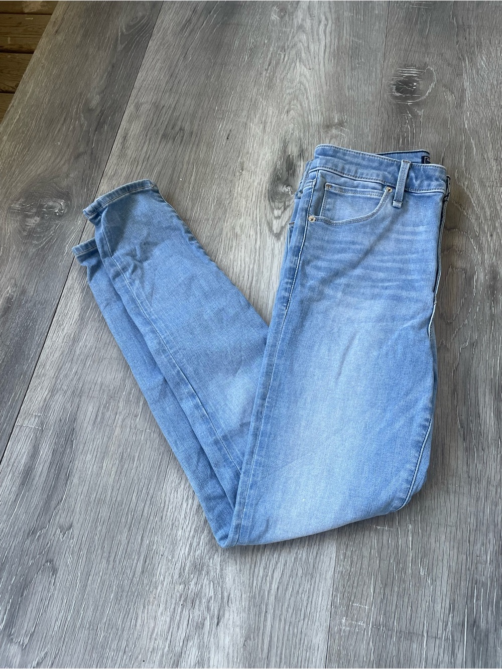 Abercrombie & Fitch High-Rise Light Blue Skinny Jeans